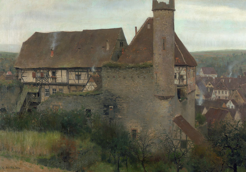 File:Carl Röchling Das Obere Schloss von Talheim c1884.jpg