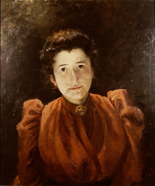 File:Carolina Anna Teixeira de Mattos, zelfportret ca.1875 - 1899.jpg