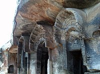 Caves on Dhammalingesvarasvami Hill at Guntupalle