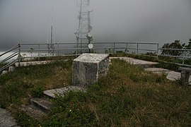 Lookout area at Cerro de Punta's summit
