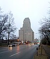 View of the Park Plaza tower wing from north on Kingshighway Boulevard