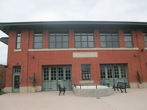 Historic City Hall in Hillsboro occupies the former fire station.