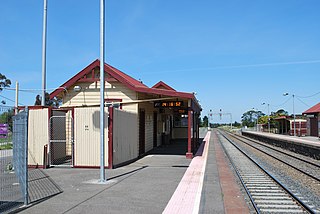<span class="mw-page-title-main">Clarkefield railway station</span> Railway station in Victoria, Australia