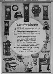 Front cover of a January 1920 sales catalog showing clocks, scales and tabulating equipment) Clock0003.jpeg