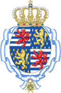 Coat of arms of Maria Teresa, Grand Duchess of Luxembourg (Order of Charles III).svg