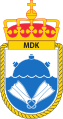 Coat of arms of the Royal Norwegian Navy EOD Command.svg