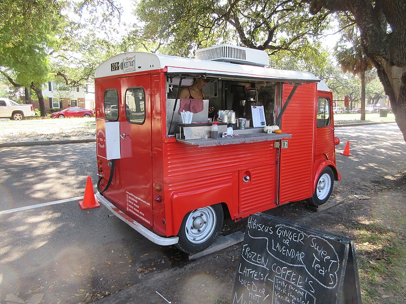 File:Coffee Truck at Art Market at Earl Palmer Park New Orleans September 2017 02.jpg