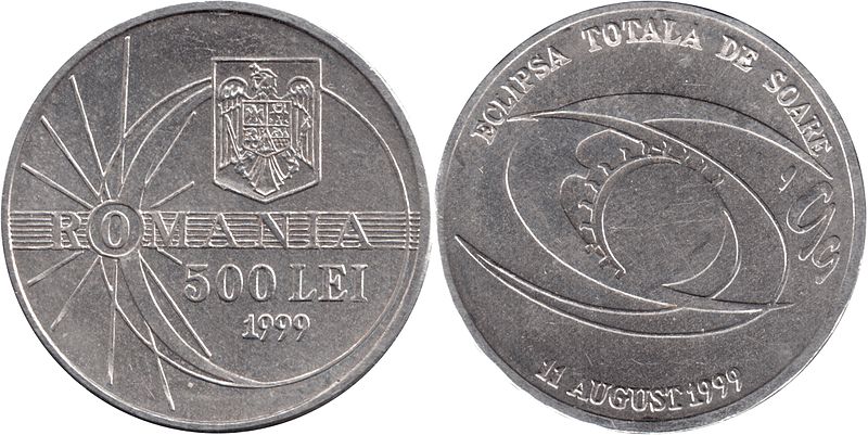 File:Coin Romania 500 lei 1999 eclipsă.jpg