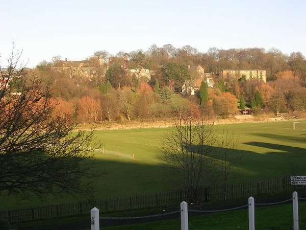 Playing fields of the College.