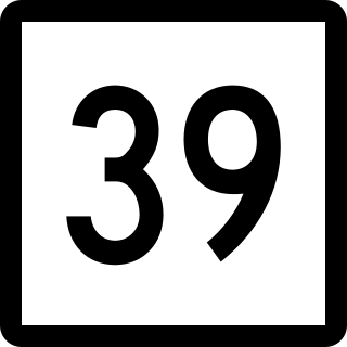 <span class="mw-page-title-main">Connecticut Route 39</span> State highway in Fairfield County, Connecticut, US