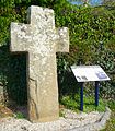 Croix mérovingienne à Corseul dans les Côtes-d'Armor