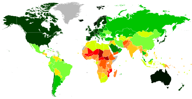 File:Countries by Human Development Index (2021).svg