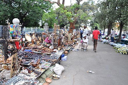 Crafts on display