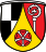 Wappen von Landshut, der "Dreihelmenstadt"