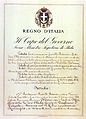 Dekret des Königreichs Italien 1932 - 1.jpg