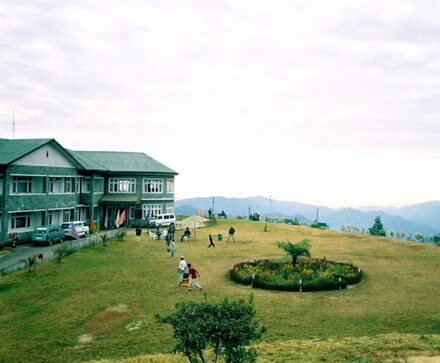 A view from the Deolo Cliff Eco Resort, atop Deolo Hill, Kalimpong's highest point