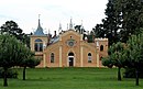 Front and back of the Gothic house.