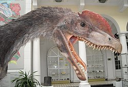 Modelo de Dilophosaurus.