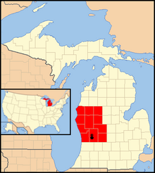 Diecéze Grand Rapids mapa 1.png