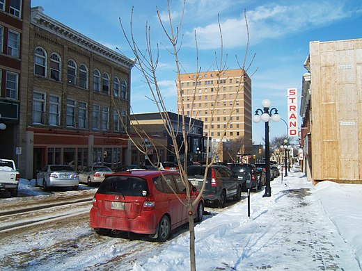 Downtown Brandon, Manitoba's second largest municipality
