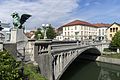 Dragons Bridge, Ljubljana, Slovenia (1901) (Melan)