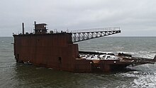 O naufrágio do Duque de Connaught em dezembro de 2016