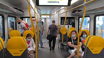 Cabina de pasajeros (presentación en la estación de tren de Yaroslavsky)