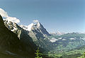 Eiger as seen from Grosse Scheidegg