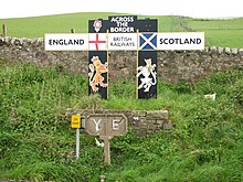 The Scottish government proposed that there would be no border controls on the Anglo-Scottish border. England - Scotland border - geograph.org.uk - 477405.jpg