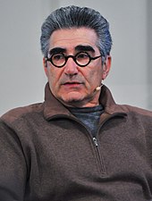 Dan Levy and his father Eugene Levy (pictured in 2012) co-created the character of David Rose. Eugene Levy 2, 2012.jpg