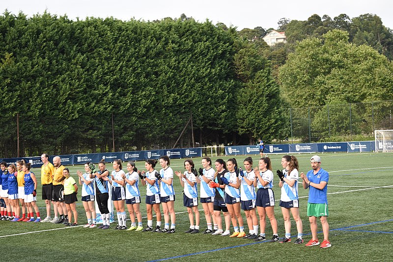 File:Euro Gaelic Football Cup 2022 - selección galega feminina final.jpg