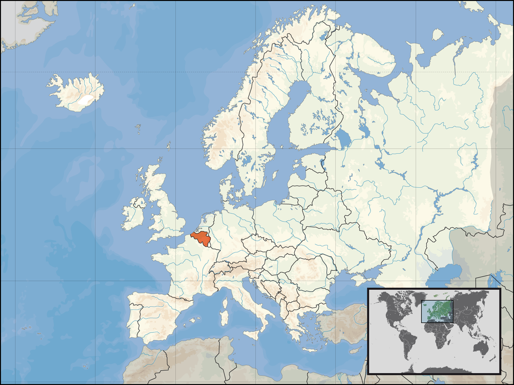 Géographie de la Belgique 1024px-Europe_location_BEL