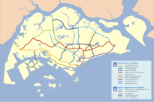 Superstrade e semi-autostrade di Singapore 2012.png