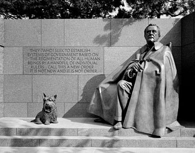 Franklin Delano Roosevelt Memorial (sculpture by Neil Estern)