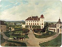 Водният дворец Лихтенег, 1862