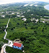 Blick auf den westlichen Teil Fire Islands vom Leuchtturm aus