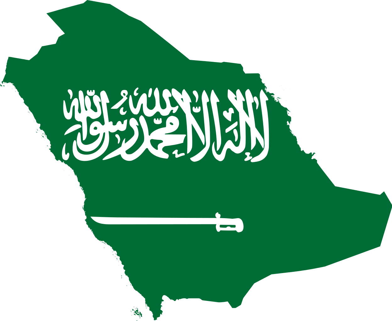 Image result for saudi arabia map flag