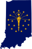 Flag map of Indiana.svg