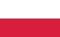 Flaga II Rzeczypospolitej stosowana w latach 1919–1928.