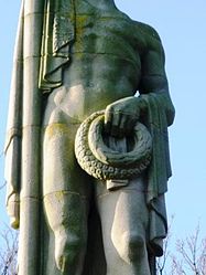 Tyson Smith work on Fleetwood War Memorial.