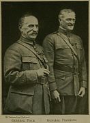 Foch with General Pershing (c. 1918).