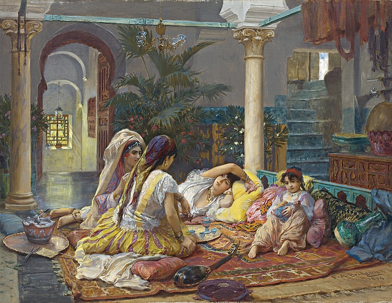 File:Frederick Arthur Bridgman In the Harem.jpg