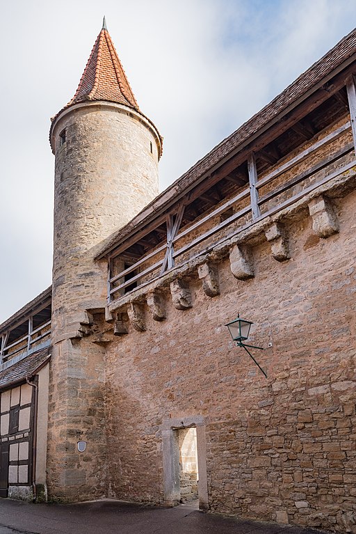 Friedrich-Hörner-Weg 4, Spitalgasse 15, Wchturm Kleiner Stern Rothenburg ob der Tauber 20180216 001