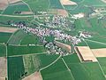 Deutsch: Luftaufnahme von Gansheim. English: Aerial view of Gansheim.