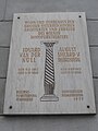 Gedenktafel auf Sicardsburgs und van der Nülls Wohnhaus Schadekgasse 4 in Wien