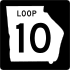 Маркер State Route 10