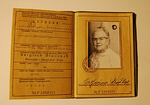 German ID card Personalausweis 1969 - 1979 (4) Katharina Lindlar Jobst.jpg