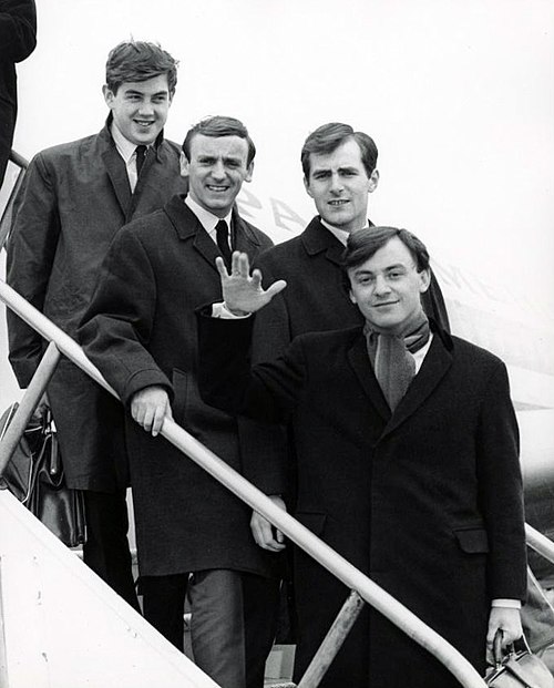 The group's New York arrival in 1964.