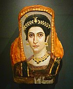 Roman-Egyptian Female Mummy Portrait