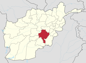 Ghazni in Afghanistan.svg